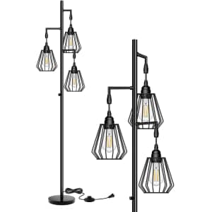QiMH Dimmable LED Industrial-Style Floor Lamp for $50 QiMH Dimmable LED Industrial-Style Floor Lamp for $50