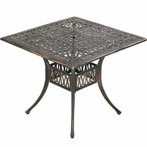 FDW Patio Dining Table Outdoor Dining Table Wrought Iron Patio Furniture Outdoor Table Patio Table for $150 FDW Patio Dining Table Outdoor Dining Table Wrought Iron Patio Furniture Outdoor Table Patio Table for $150