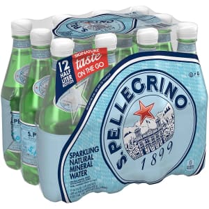 San Pellegrino Sparkling Mineral Water 16.9-oz. Bottle 12-Pack for $12