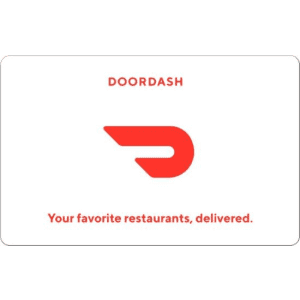 $100 DoorDash Gift Card: $100 w/ $15 Best Buy GC $100 DoorDash Gift Card: $100 w/ $15 Best Buy GC