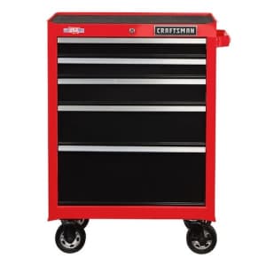 Craftsman 2000 Series 5-Drawer Steel Rolling Tool Cabinet for $229