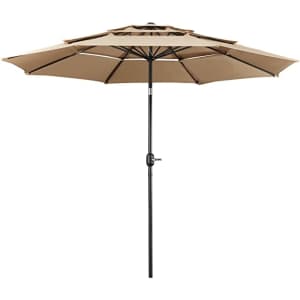 Yaheetech 10-Foot 3-Tier Patio Umbrella for $57 Yaheetech 10-Foot 3-Tier Patio Umbrella for $57