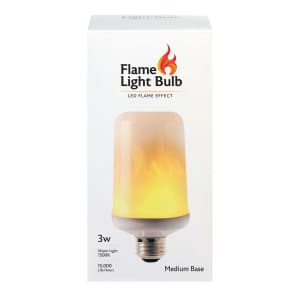 Feit Electric 3W LED Flame Effect Light Bulb for $10
