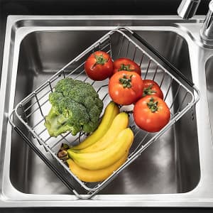 Maxcook Expandable Dish Drying Rack for $27 Maxcook Expandable Dish Drying Rack for $27