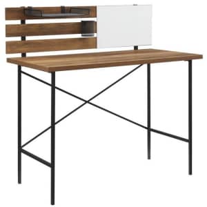 Saracina Home Urban Industrial Plank Writing Desk for $73