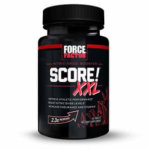 Force Factor Score! XXL Nitric Oxide Booster Supplement for Men with L-Citrulline, Black Maca, and for $10 Force Factor Score! XXL Nitric Oxide Booster Supplement for Men with L-Citrulline, Black Maca, and for $10