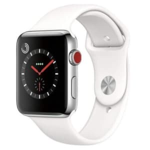 Apple Watch Series 3 GPS + Cellular 38mm Smartwatch for $85