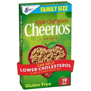 Apple Cinnamon Cheerios 19-oz. Box for $3.02 via Sub & Save