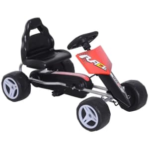 Aosom Kids' Go Kart Ride On Pedal Car for $61 Aosom Kids' Go Kart Ride On Pedal Car for $61