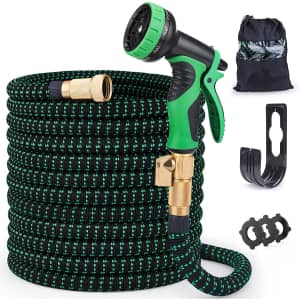 Furnizone 50-Foot Expandable Water Hose w/ Spray Nozzle for $14 Furnizone 50-Foot Expandable Water Hose w/ Spray Nozzle for $14