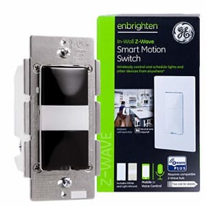 GE Enbrighten Z-Wave Plus Smart Motion Light Switch, Works with Alexa, Google Assistant, 3-Way for $50
