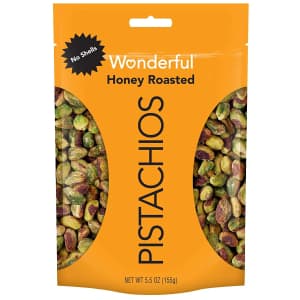 Wonderful Pistachios No Shell 5.5-oz. Pistachios for $3.49 via Sub & Save