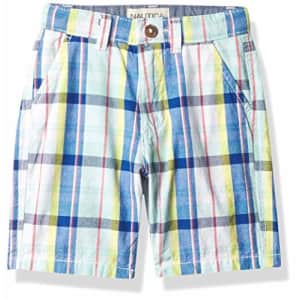 Nautica Boys' Flat Front Shorts, Blue Tiny Plaid, 5 for $20 Nautica Boys' Flat Front Shorts, Blue Tiny Plaid, 5 for $20