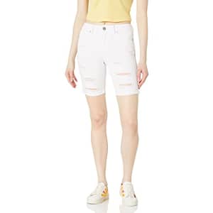 V.I.P. JEANS Women's Super Cute Jeans Shorts Acid Washed, Denim White Bermuda, 1 for $22 V.I.P. JEANS Women's Super Cute Jeans Shorts Acid Washed, Denim White Bermuda, 1 for $22