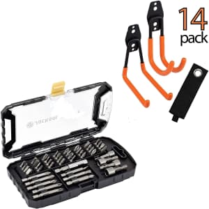 Jackson Palmer 45-Piece Bit Set w/ Garage Hook 14-Pack for $37 Jackson Palmer 45-Piece Bit Set w/ Garage Hook 14-Pack for $37
