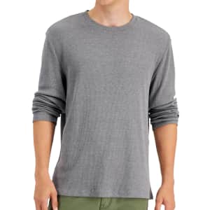Alfani Men's Textured Crewneck Shirt for $6 Alfani Men's Textured Crewneck Shirt for $6