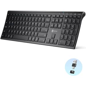 iClever Rechargeable Wireless Keyboard for $19