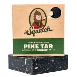 Dr. Squatch Men's Pine Tar Soap for $9 Dr. Squatch Men's Pine Tar Soap for $9