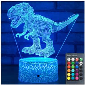 Dinosaur 3D Night Light for $21 Dinosaur 3D Night Light for $21