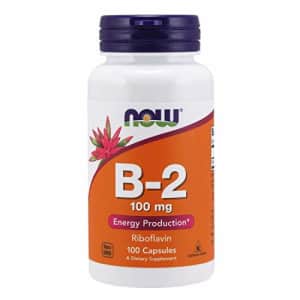 Now Foods NOW Supplements, Vitamin B-2 (Riboflavin) 100 mg, Energy Production*, 100 Capsules for $6