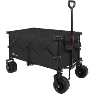 Moon Lence Collapsible Folding Wagon for $110