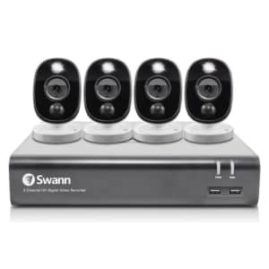 Swann Hardwired Wired Outdoor Security Camera 4-Pack for $200 Swann Hardwired Wired Outdoor Security Camera 4-Pack for $200