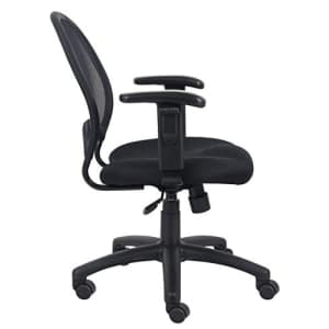 Boss Office Products Mesh Task Chair with Adjustable Arms in Black for $181 Boss Office Products Mesh Task Chair with Adjustable Arms in Black for $181