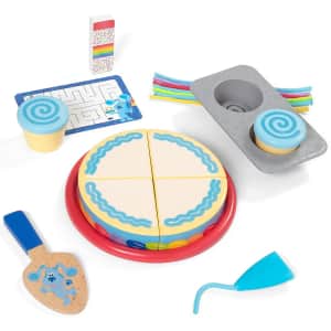 Melissa & Doug Blue's Clues & You! Wooden Birthday Party Play Set for $22