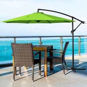 Deponel 10-Foot Offset Patio Umbrella from $60 Deponel 10-Foot Offset Patio Umbrella from $60
