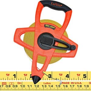 Crescent Lufkin 1/2" x 60m/200' Hi-Viz Orange Fiberglass SAE/Metric Dual Sided Tape Measure - for $42 Crescent Lufkin 1/2" x 60m/200' Hi-Viz Orange Fiberglass SAE/Metric Dual Sided Tape Measure - for $42