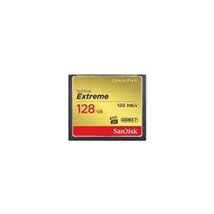 SanDisk 128GB Extreme Compact Flash Memory Card, Transfer Speed up to 120MB/s - Bundle Extreme for $135 SanDisk 128GB Extreme Compact Flash Memory Card, Transfer Speed up to 120MB/s - Bundle Extreme for $135