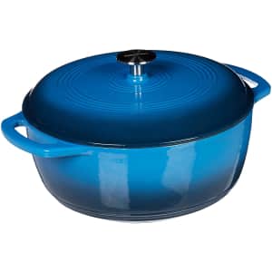 AmazonBasics 4.3-Quart Enameled Cast Iron Covered Dutch Oven for $38 AmazonBasics 4.3-Quart Enameled Cast Iron Covered Dutch Oven for $38