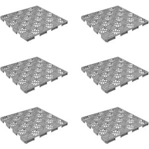 Pure Garden 12x12" Interlocking Floor Tile 6-Pack for $17 Pure Garden 12x12" Interlocking Floor Tile 6-Pack for $17