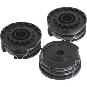 Greenworks 0.065" Dual Line Replacement String Trimmer Line Spool 3-Pack for $10