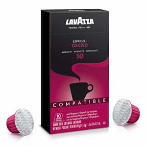 Lavazza Deciso Espresso Dark Roast Capsules Compatible with Nespresso Original Machines (Pack of 60) for $36