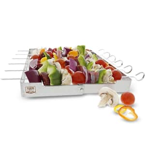 Yukon Glory BBQ Shish-Kabob Skewer Set for $16 Yukon Glory BBQ Shish-Kabob Skewer Set for $16