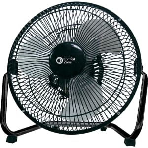 Comfort Zone 9" 3-Speed Fan for $28