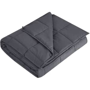 L'Agraty 60" x 80" 15-Lb. Weighted Blanket for $24 L'Agraty 60" x 80" 15-Lb. Weighted Blanket for $24