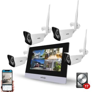 Uniojo 1080p Wireless Security Camera System for $150 Uniojo 1080p Wireless Security Camera System for $150
