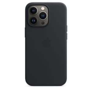 Apple Black Leather Case with MagSafe for iPhone 13 Pro Max for $42 Apple Black Leather Case with MagSafe for iPhone 13 Pro Max for $42