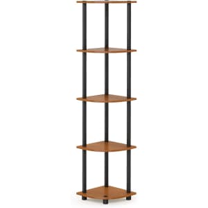 Furinno Turn-N-Tube 5-Tier Corner Shelf for $29 Furinno Turn-N-Tube 5-Tier Corner Shelf for $29