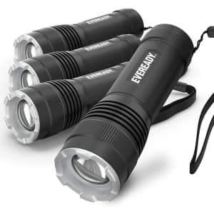 Eveready LED Tactical Flashlight 4-Pack for $25
