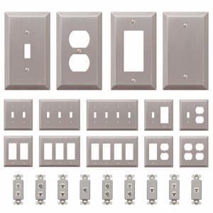 Wall Switch Plate Outlet Covers at eBay from $6