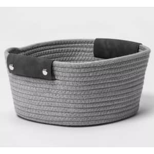 Threshold 11" Small Coiled Rope Basket for $6 Threshold 11" Small Coiled Rope Basket for $6