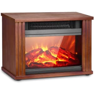 Air Choice 1,200W Infrared Electric Fireplace Heater for $101