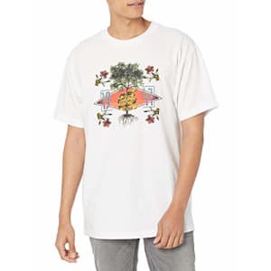 LRG Men's Spring 21 Graphic Designed Logo T-Shirt, Roots White, Large for $15