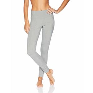Satva Womens Organic Cotton Mid Rise Full Length Tashi Yoga Pants Leggings Tights for Workout for $16