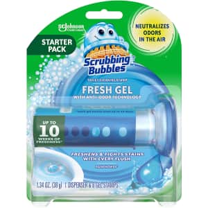 Scrubbing Bubbles Fresh Gel Toilet Bowl Cleaning Stamps 6-Pack for $3 Scrubbing Bubbles Fresh Gel Toilet Bowl Cleaning Stamps 6-Pack for $3