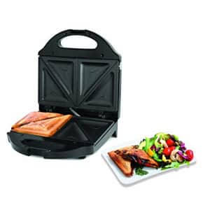 Salton Pocket Sandwich Maker, Electric Panini Grill with Non-Stick Cooking Surface, Makes 2 Stuffed for $20 Salton Pocket Sandwich Maker, Electric Panini Grill with Non-Stick Cooking Surface, Makes 2 Stuffed for $20