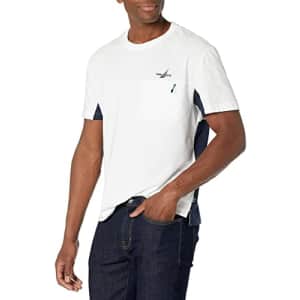 Nautica Men's Soft Stretch T-Shirt, Bright White, XX-Large for $23